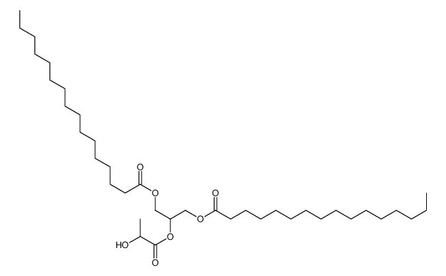 [3-hexadecanoyloxy-2-(2-hydroxypropanoyloxy)propyl] hexadecanoate结构式