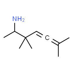 4,5-Heptadien-2-amine,3,3,6-trimethyl- structure