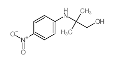 2-methyl-2-[(4-nitrophenyl)amino]propan-1-ol结构式