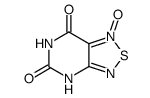 5,7-dioxo-4,5,6,7-tetrahydro-[1,2,5]thiadiazolo[3,4-d]pyrimidine 1-oxide结构式