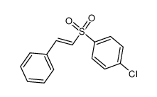 α-(4-Chlor-benzol-sulfonyl)-styrol结构式