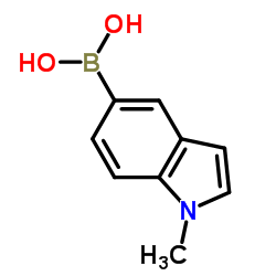 1-甲基吲哚-5-硼酸结构式