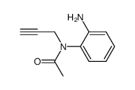 Acetamide,N-(2-aminophenyl)-N-2-propynyl- (9CI) structure