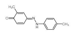 2-methyl-4-[(4-methylphenyl)hydrazinylidene]cyclohexa-2,5-dien-1-one Structure