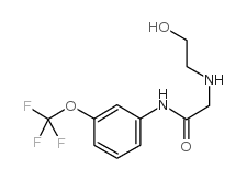 2-(2-HYDROXYETHYLAMINO)-N-(3-(TRIFLUOROMETHOXY)PHENYL)ACETAMIDE picture