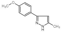 METHYL 4-(5-METHYL-1H-PYRAZOL-3-YL)PHENYL ETHER structure