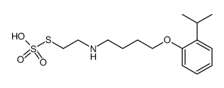 Thiosulfuric acid hydrogen S-[2-[[4-(2-isopropylphenoxy)butyl]amino]ethyl] ester picture