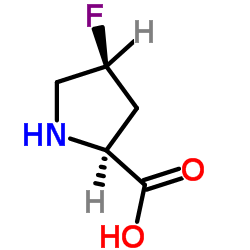 (2S,4S)-4-FLUOROPYRROLIDINE-2-CARBOXYLIC ACID Structure