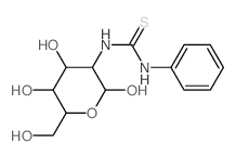 Glucopyranose,2-deoxy-2-(3-phenyl-2-thioureido)-, D- (8CI)结构式