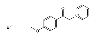 1-(4-methoxyphenyl)-2-pyridin-1-ium-1-ylethanone,bromide结构式