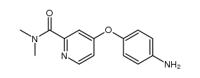 4-(4-Aminophenoxy)-N,N-dimethylpyridine-2-carboxamide structure