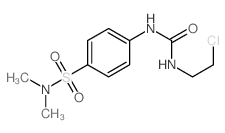 1-(2-chloroethyl)-3-[4-(dimethylsulfamoyl)phenyl]urea structure