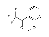 Ethanone, 2,2,2-trifluoro-1-(2-methoxy-3-pyridinyl)- (9CI) structure