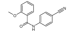 Benzamide, N-(4-cyanophenyl)-2-methoxy- (9CI)结构式