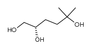 (S)-5-methyl-hexane-1,2,5-triol结构式