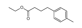 Benzenebutanoic acid, 4-Methyl-, ethyl ester Structure