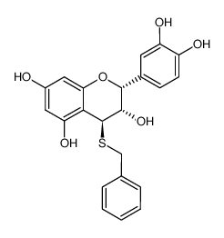 4β-benzylthioepicatechin结构式