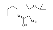 (2S,3R)-2-amino-N-butyl-3-[(2-methylpropan-2-yl)oxy]butanamide结构式