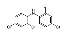 bis(dichloro-2,4-phenyl)amine Structure