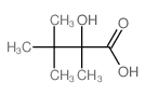 2-hydroxy-2,3,3-trimethyl-butanoic acid structure