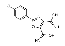 2-(4-chlorophenyl)-1,3-oxazole-4,5-dicarboxamide Structure