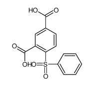 4-(benzenesulfonyl)benzene-1,3-dicarboxylic acid Structure