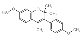 7-methoxy-3-(4-methoxyphenyl)-2,2,4-trimethyl-chromene picture