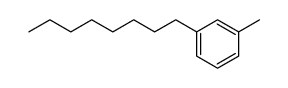 m-Octyl-toluol结构式