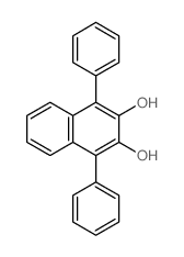 1,4-diphenylnaphthalene-2,3-diol结构式