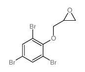 Oxirane,2-[(2,4,6-tribromophenoxy)methyl]- Structure