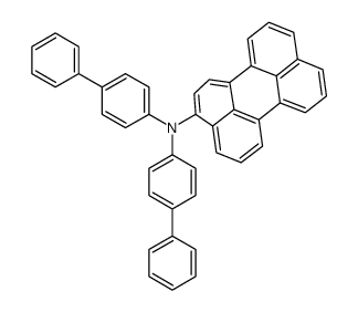 N,N-bis(4-phenylphenyl)perylen-3-amine Structure