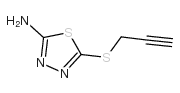 5-(2-propynylsulfanyl)-1,3,4-thiadiazol-2-ylamine structure