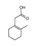 2-(2-methylcyclohexen-1-yl)acetic acid结构式