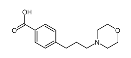 4-(3-morpholin-4-ylpropyl)benzoic acid结构式