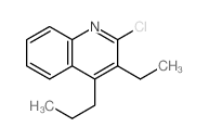 Quinoline,2-chloro-3-ethyl-4-propyl-结构式