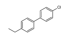 1-chloro-4-(4-ethylphenyl)benzene结构式