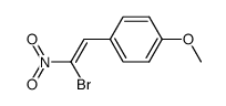 1-methoxy-4-(2-bromo-2-nitroethenyl)benzene结构式