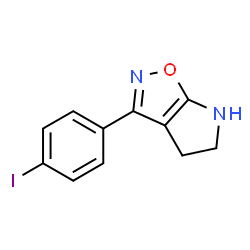 4H-Pyrrolo[3,2-d]isoxazole,5,6-dihydro-3-(4-iodophenyl)-(9CI) structure