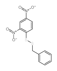 Disulfide,2,4-dinitrophenyl phenylmethyl (9CI)结构式