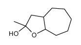 2-methyl-3,3a,4,5,6,7,8,8a-octahydrocyclohepta[b]furan-2-ol结构式