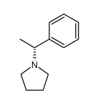 (R)-1-pyrrolidinyl-1-phenylethane结构式