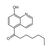 1-(8-hydroxyquinolin-5-yl)heptan-1-one Structure