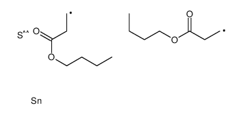 bis(3-butoxy-3-oxopropyl)-sulfanylidenetin Structure