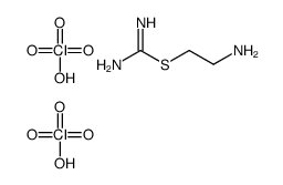 2-aminoethyl carbamimidothioate,perchloric acid Structure