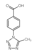 4-(5-METHYL-TETRAZOL-1-YL)-BENZOIC ACID Structure