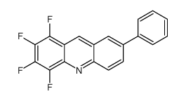 1,2,3,4-tetrafluoro-7-phenylacridine Structure