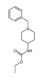 ethyl (1-phenylmethyl-4-piperidyl)carbamate Structure