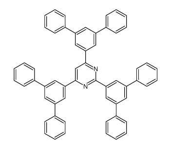 2,4,6-tris(3,5-diphenylphenyl)pyrimidine Structure