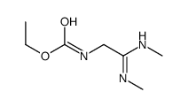 ethyl amidinomethylcarbamate, dimethyl derivative Structure