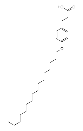 3-(4-hexadecoxyphenyl)propanoic acid Structure